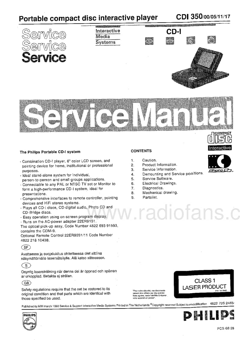Philips-CDI-350-Service-Manual电路原理图.pdf_第1页