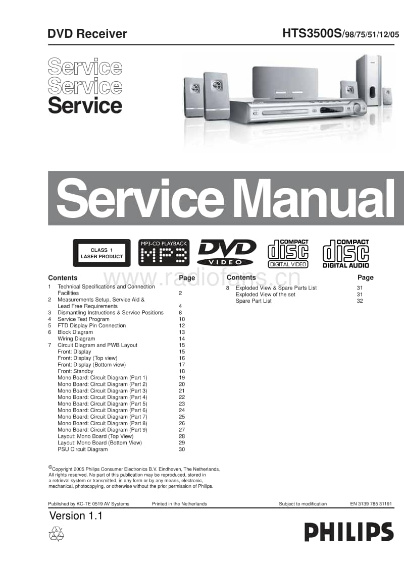 Philips-HTS-3500-S-Service-Manual电路原理图.pdf_第1页