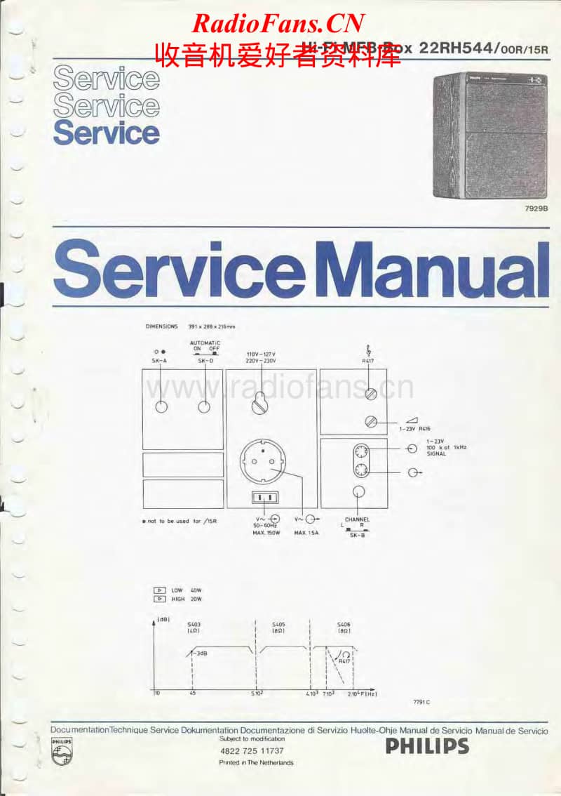 Philips-22-RH-544-Service-Manual电路原理图.pdf_第1页