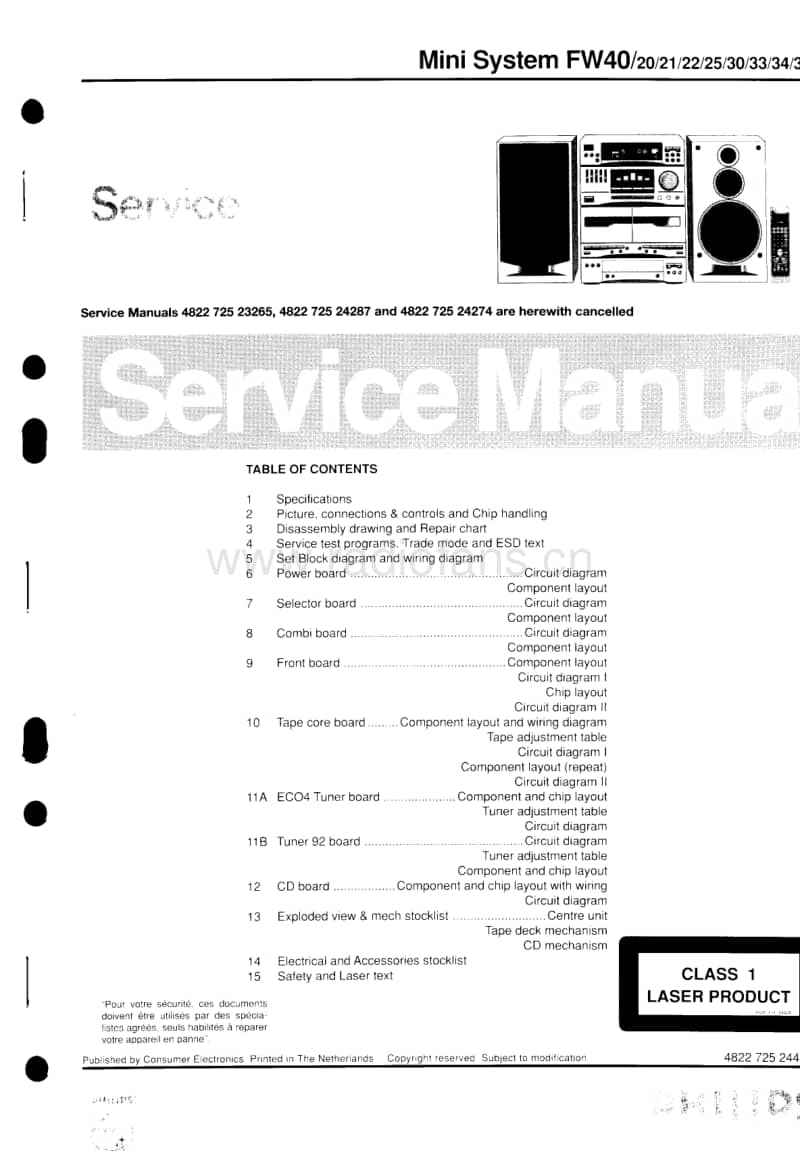 Philips-FW-40-Service-Manual电路原理图.pdf_第1页