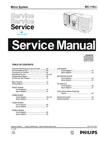 Philips-MC-118-Service-Manual电路原理图.pdf