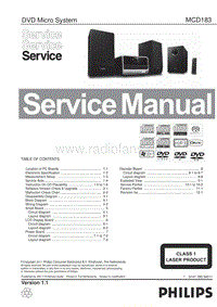 Philips-MCD-183-Service-Manual电路原理图.pdf
