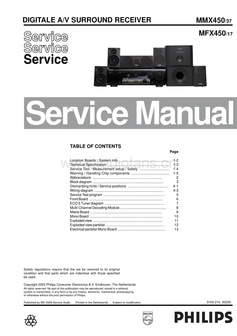 Philips-MMX-450-Service-Manual电路原理图.pdf_第1页