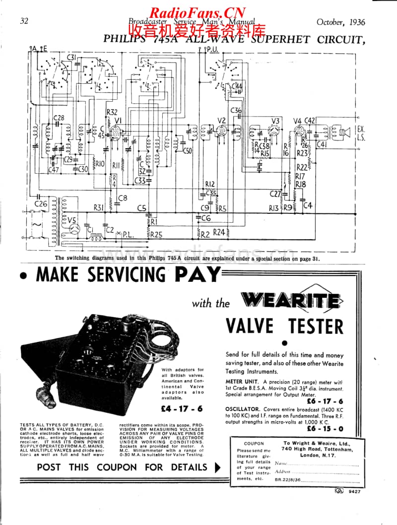 Philips-745-A-Service-Manual电路原理图.pdf_第2页