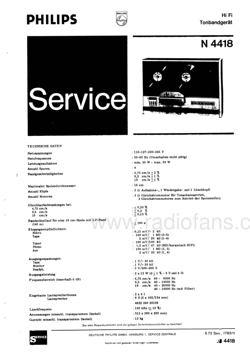Philips-N-4418-Service-Manual电路原理图.pdf_第1页