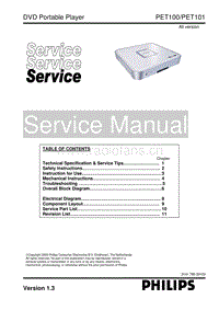 Philips-PET-101-Service-Manual电路原理图.pdf