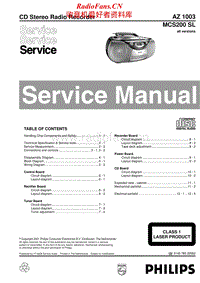 Philips-AZ-1003-Service-Manual电路原理图.pdf