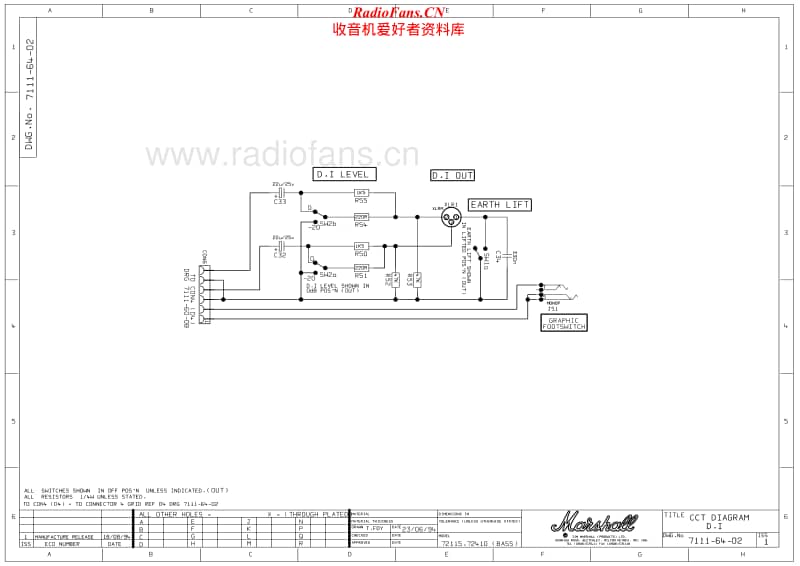 Marshall-DBS-7200-72115-72410-200W-Head-7111-64-02-Schematic电路原理图.pdf_第1页