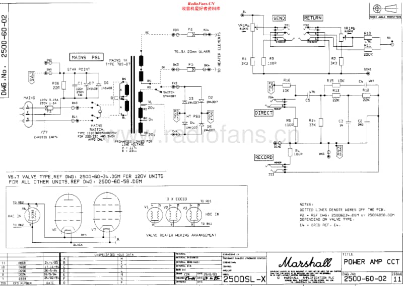 Marshall-2500SL-X-2500-60-02-Issue-11-Schematic电路原理图.pdf_第1页