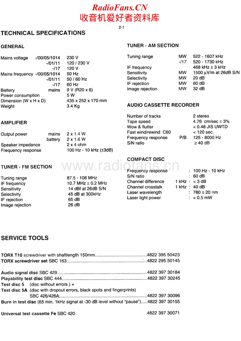 Philips-AZ-1030-Service-Manual电路原理图.pdf_第2页