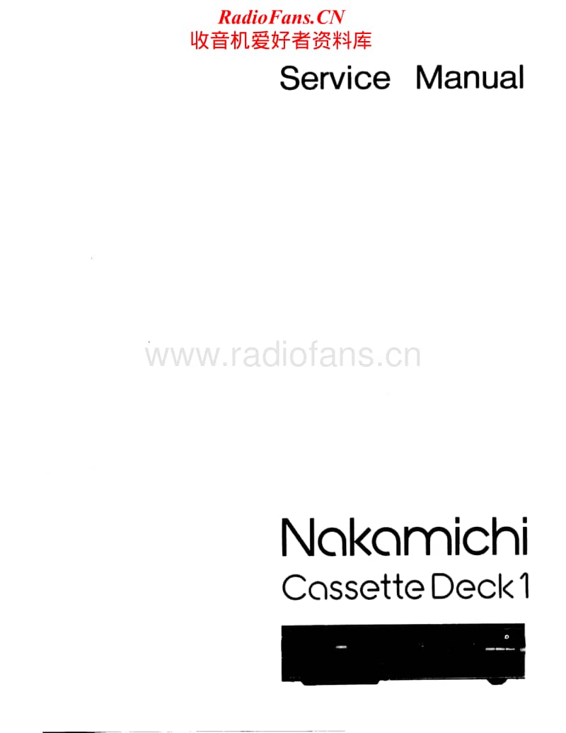 Nakamichi-Cassette-Deck-1-Service-Manual电路原理图.pdf_第1页