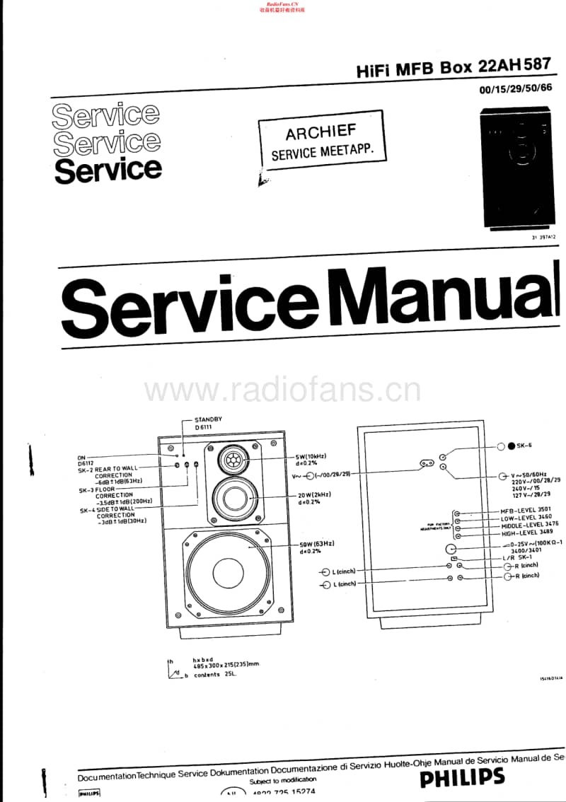 Philips-22-AH-587-Service-Manual电路原理图.pdf_第1页