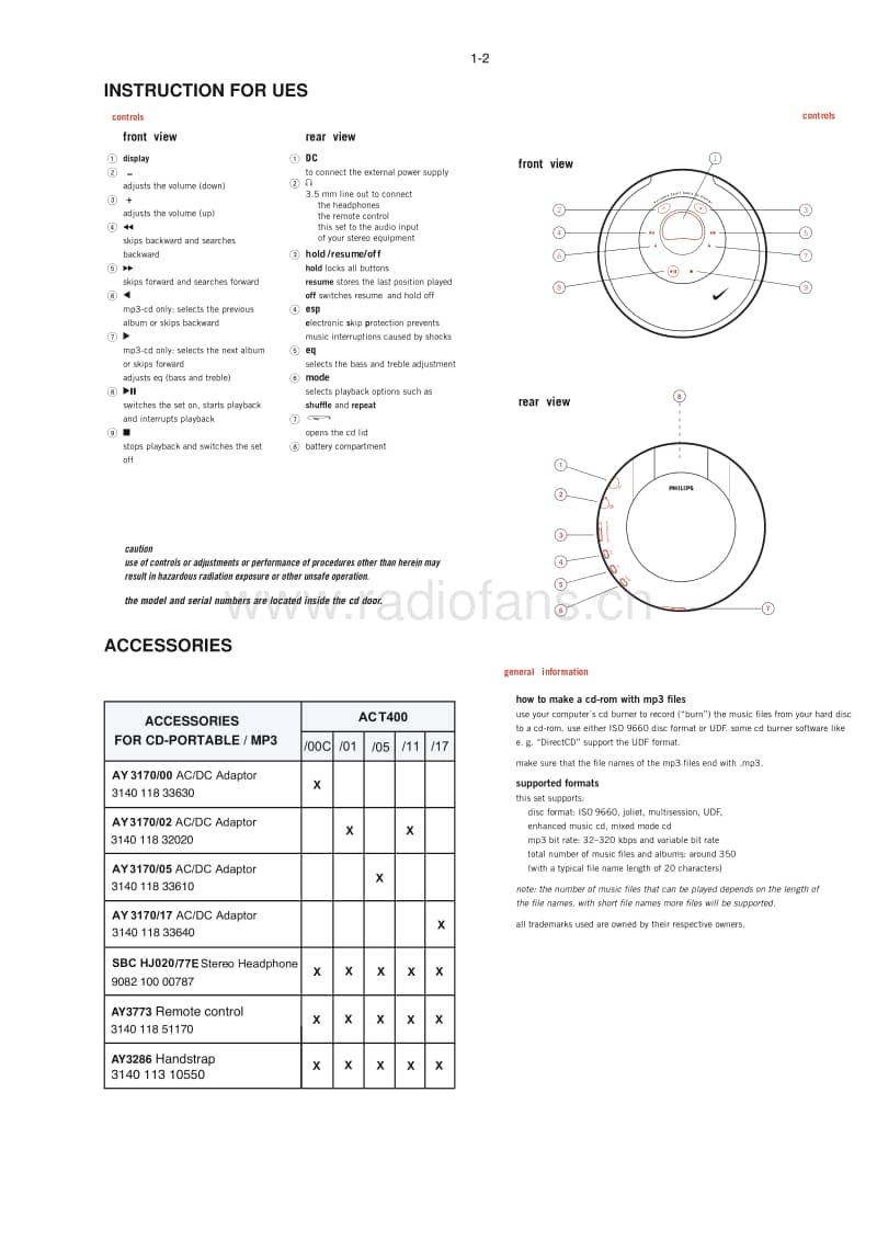 Philips-ACT-400-Service-Manual电路原理图.pdf_第3页