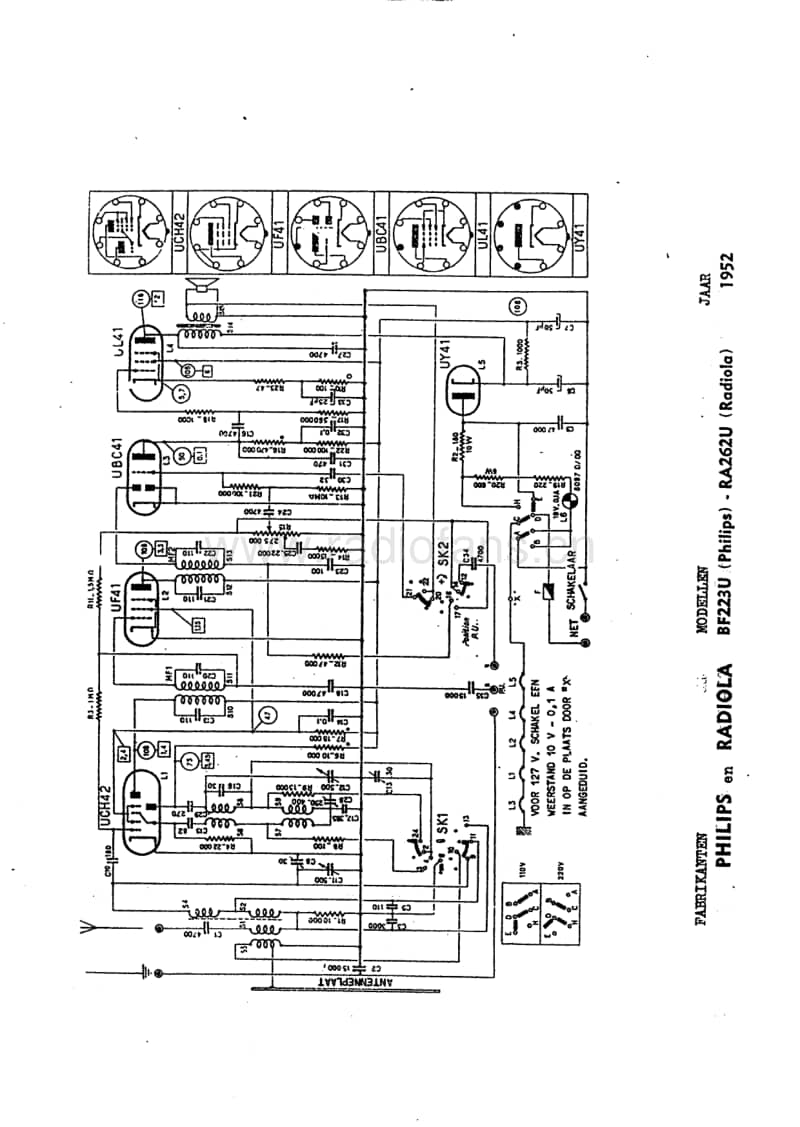 Philips-BF-223U-Service-Manual电路原理图.pdf_第1页