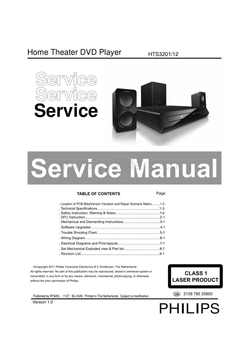 Philips-HTS-3201-Service-Manual电路原理图.pdf_第1页