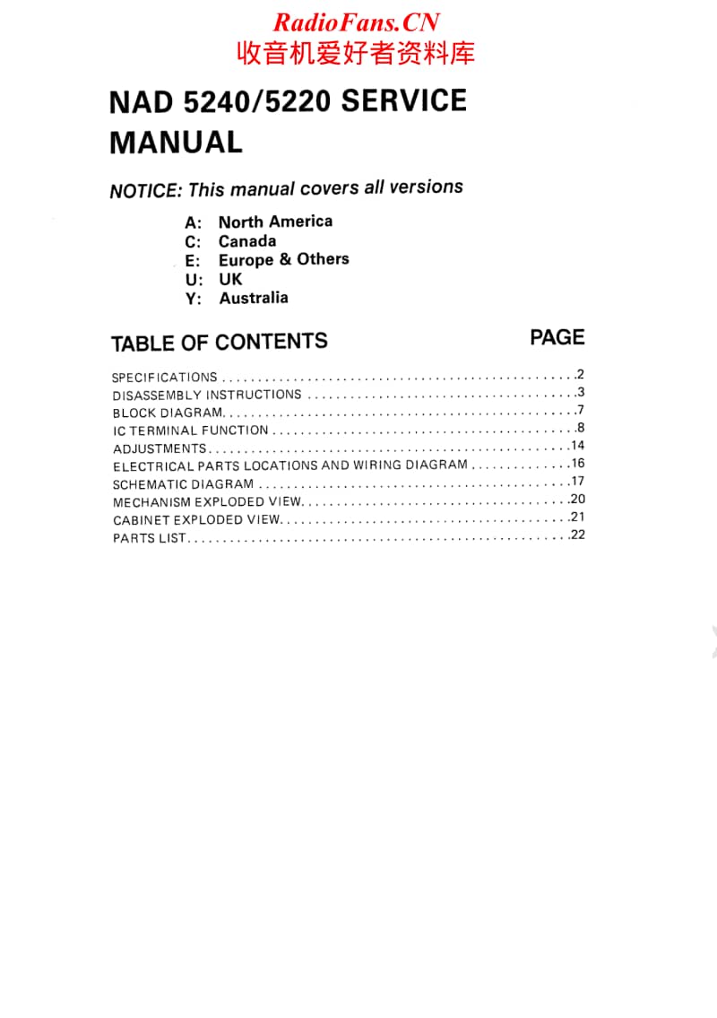 Nad-5240-Service-Manual电路原理图.pdf_第2页