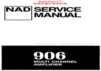 Nad-906-Service-Manual电路原理图.pdf