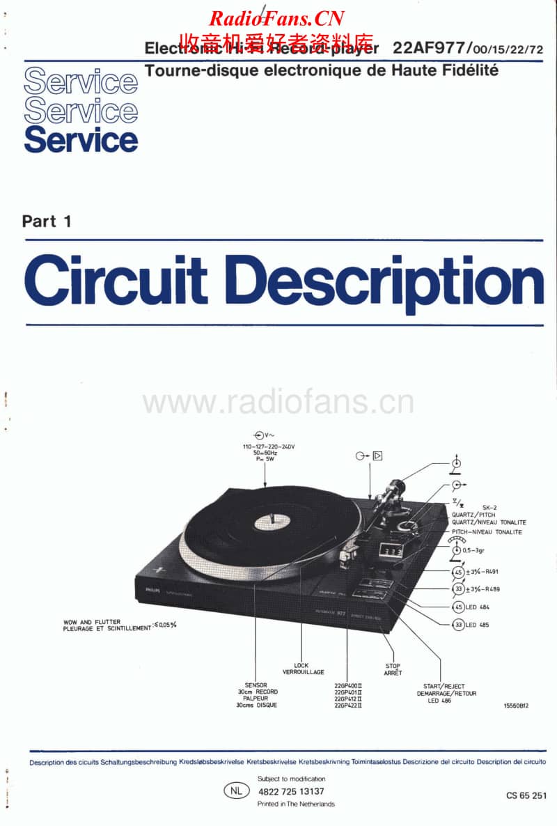 Philips-22-AF-977-Service-Manual电路原理图.pdf_第1页