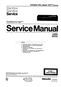 Philips-CD-771-Service-Manual电路原理图.pdf