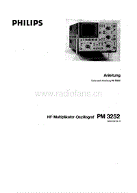 Philips-PM-3252-Service-Manual电路原理图.pdf