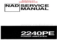 Nad-2240-PE-Service-Manual电路原理图.pdf