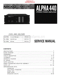 Nikko-Alpha-440-Service-Manual电路原理图.pdf