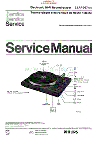 Philips-AF-967-Service-Manual电路原理图.pdf
