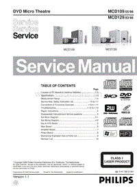 Philips-MCD-129-Service-Manual电路原理图.pdf
