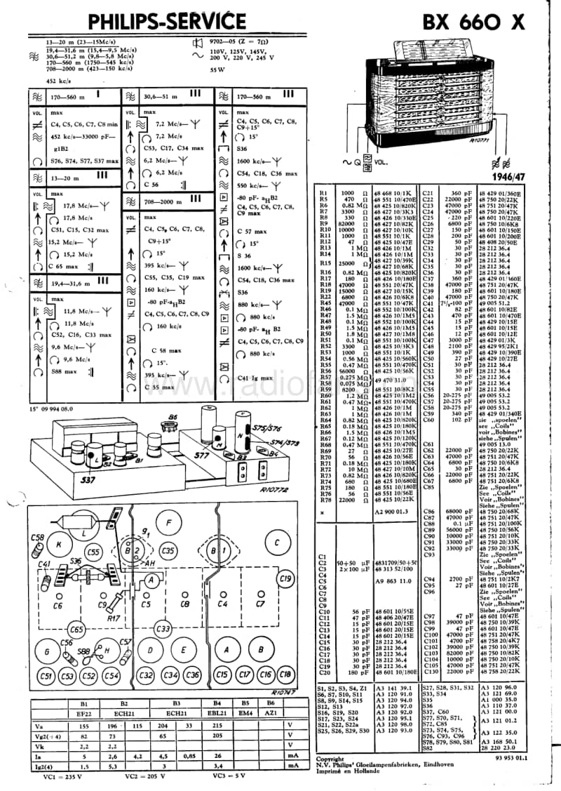 Philips-BX-660-X-Service-Manual电路原理图.pdf_第1页