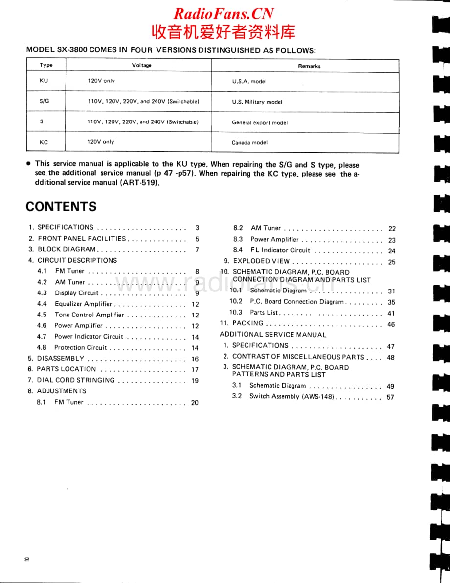 Pioneer-SX-3800-Service-Manual电路原理图.pdf_第2页