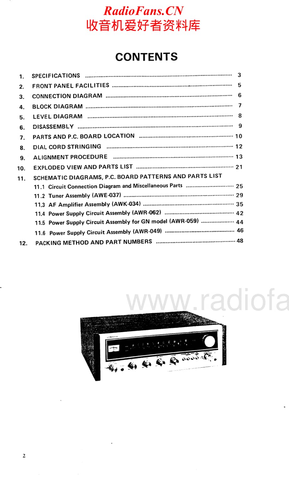 Pioneer-SX-434-Service-Manual电路原理图.pdf_第2页