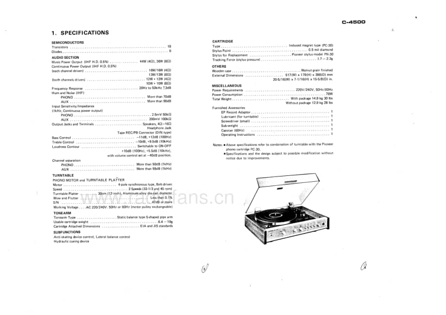 Pioneer-C-4500-Service-Manual电路原理图.pdf_第3页