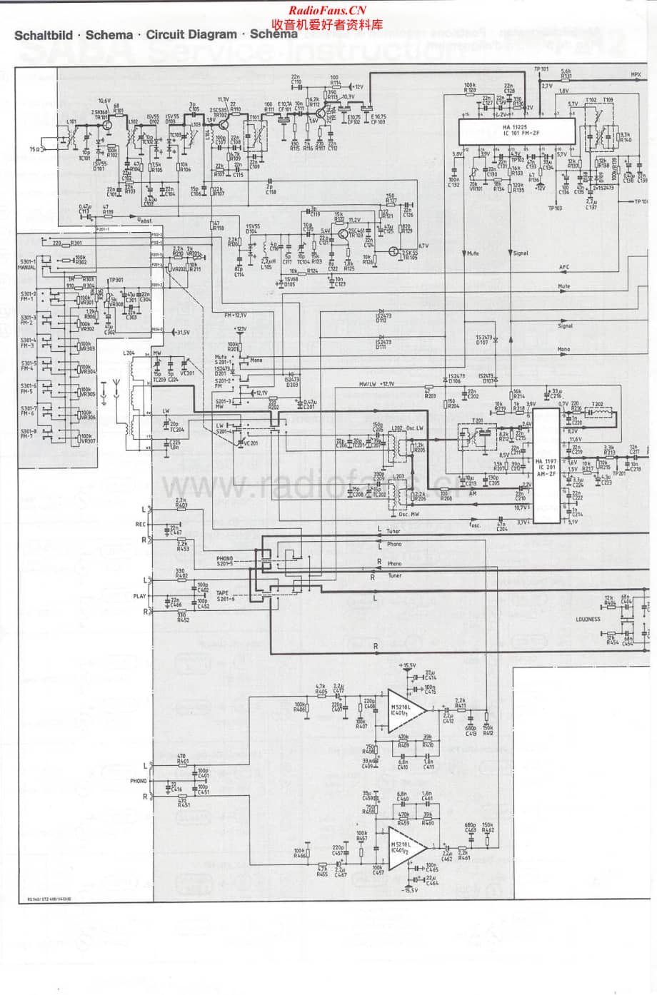 Saba-RS940-Service-Manual电路原理图.pdf_第2页