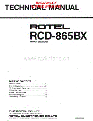 Rotel-RCD-865BX-Service-Manual电路原理图.pdf