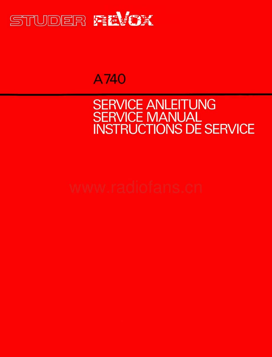 Revox-A-740-Service-Manual电路原理图.pdf_第1页