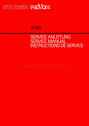 Revox-A-740-Service-Manual电路原理图.pdf