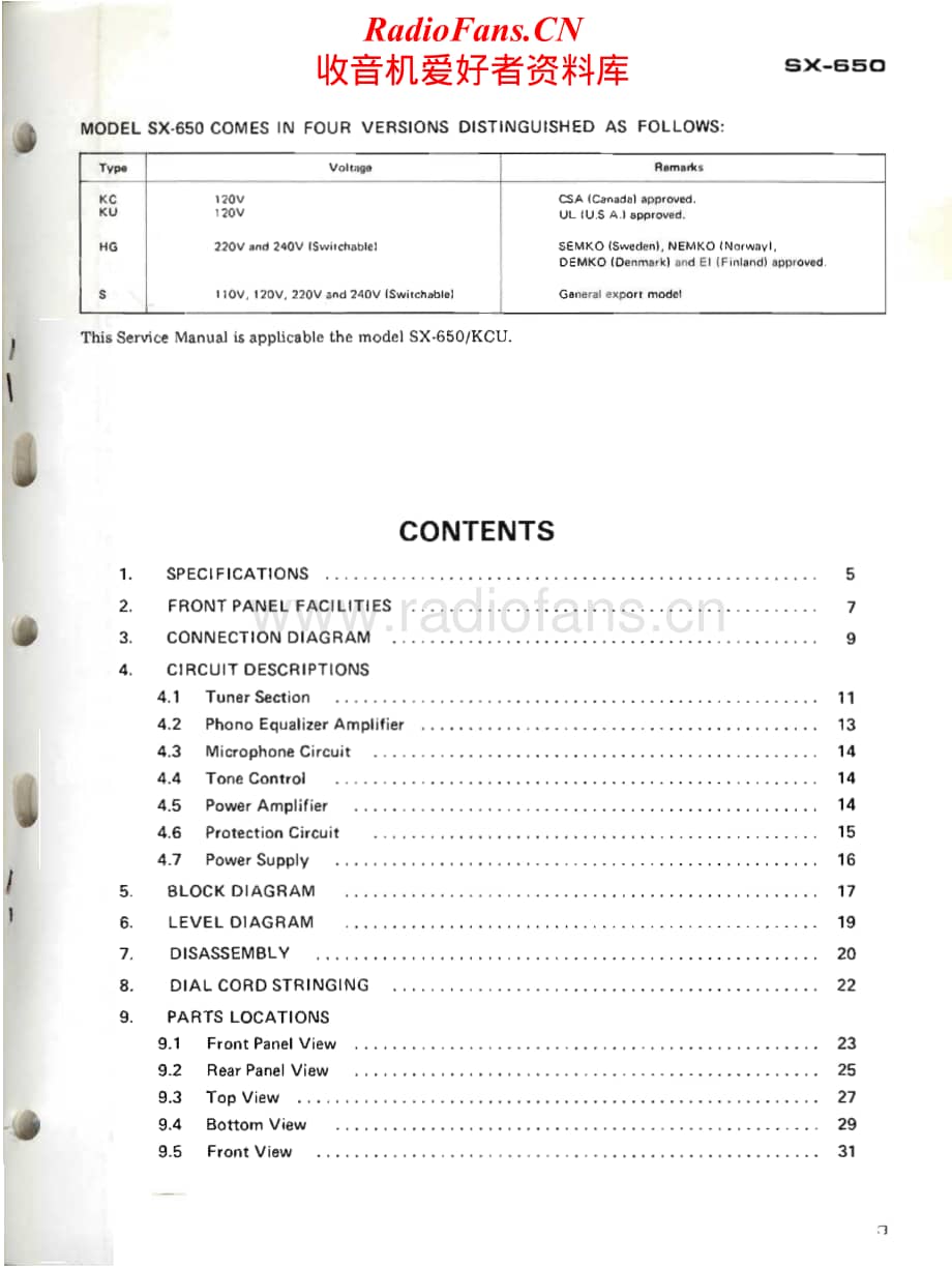 Pioneer-SX-650-Service-Manual电路原理图.pdf_第2页