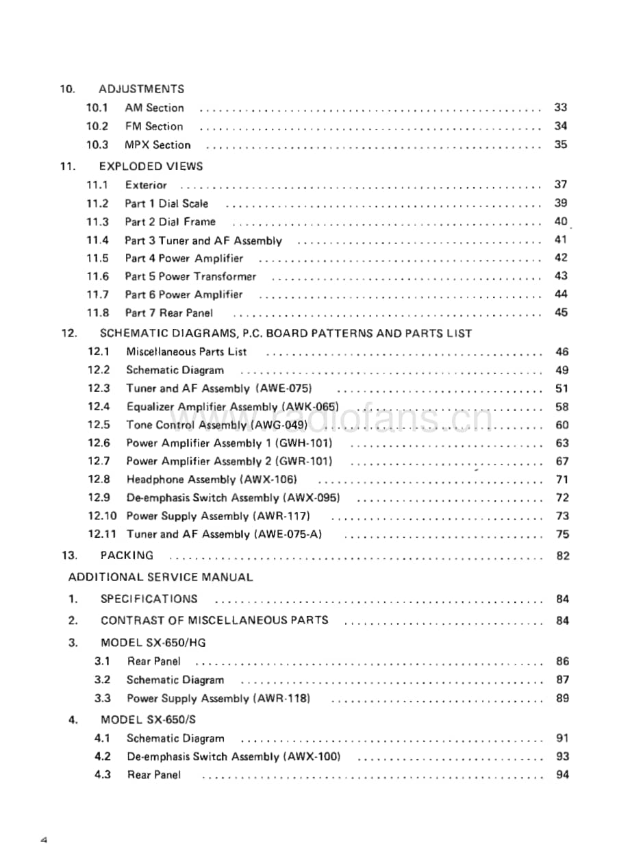 Pioneer-SX-650-Service-Manual电路原理图.pdf_第3页