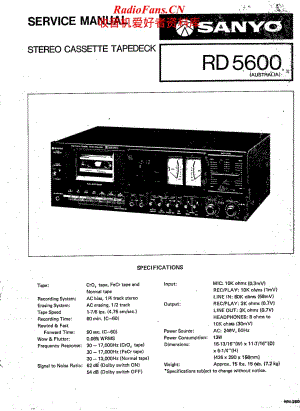 Sanyo-RD-5600-Service-Manual电路原理图.pdf