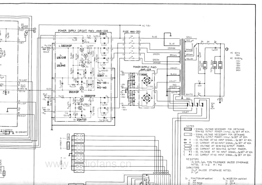 Pioneer-QX-949-Schematic电路原理图.pdf_第3页