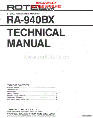 Rotel-RA-940BX-Service-Manual电路原理图.pdf