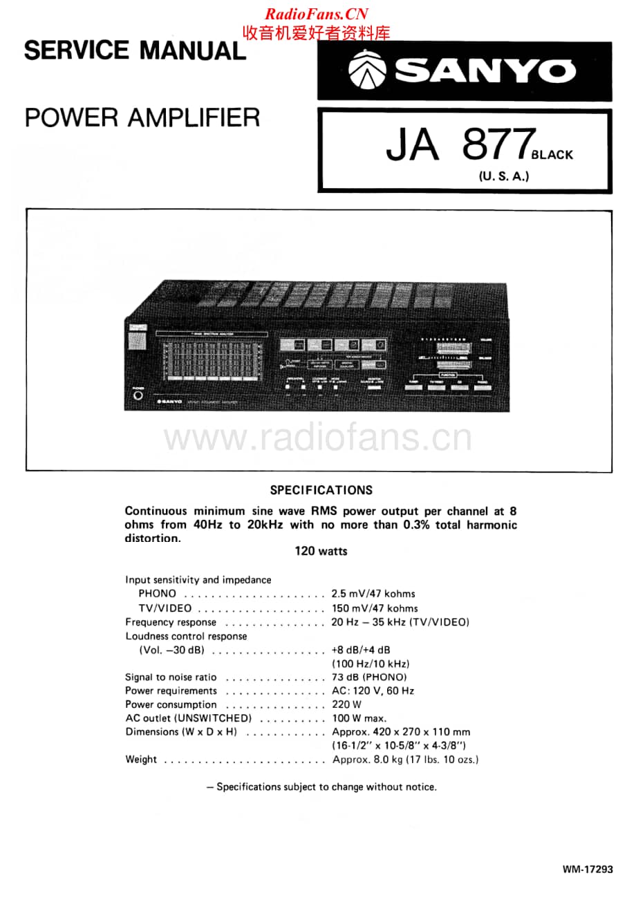 Sanyo-JA-877-Service-Manual电路原理图.pdf_第1页
