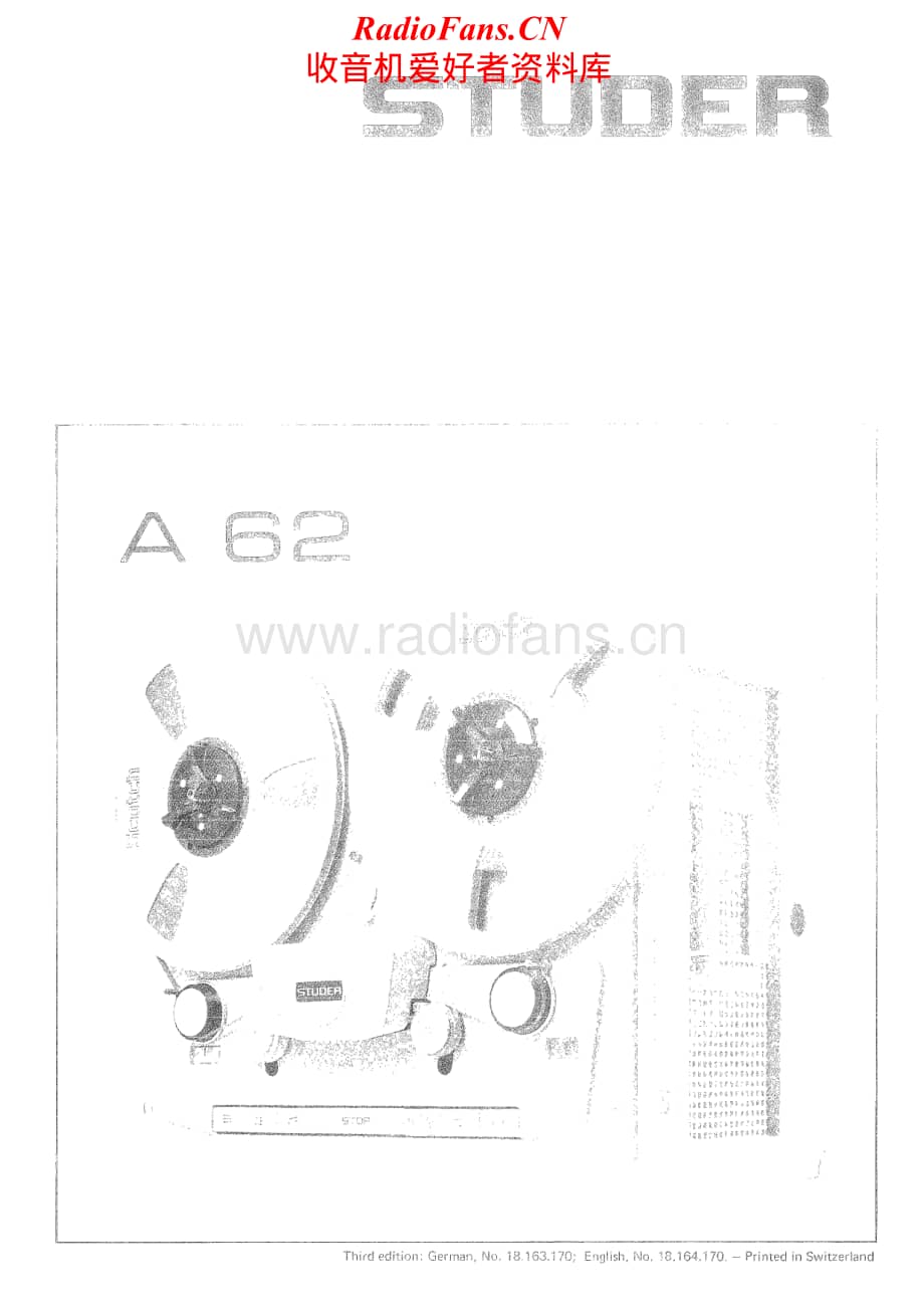 Revox-A-62-Service-Manual电路原理图.pdf_第1页