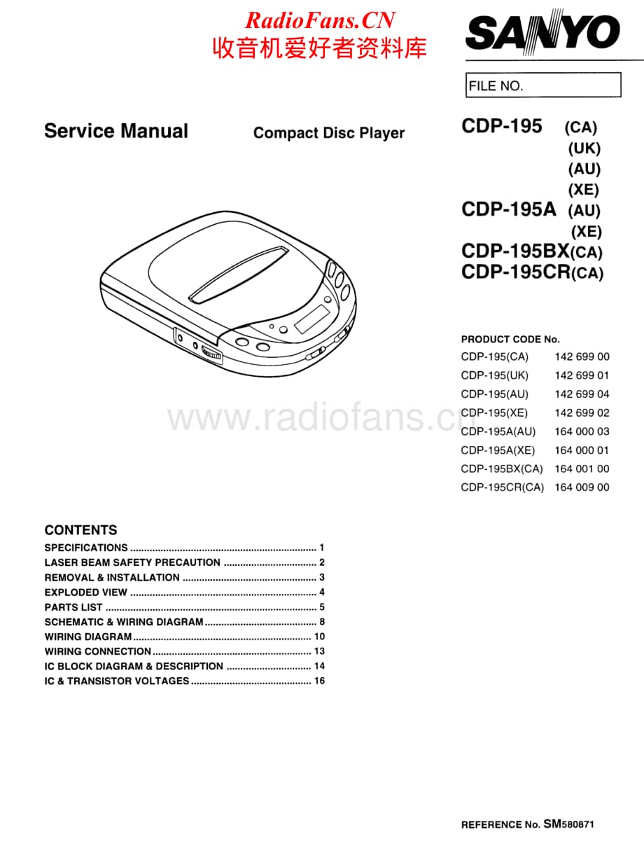Sanyo-CDP-195BX-Service-Manual电路原理图.pdf_第1页