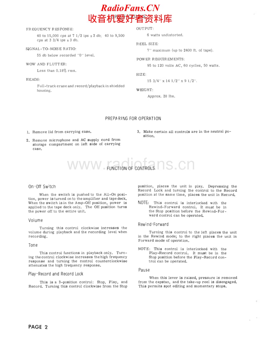 Roberts-192-FT-Service-Manual电路原理图.pdf_第2页