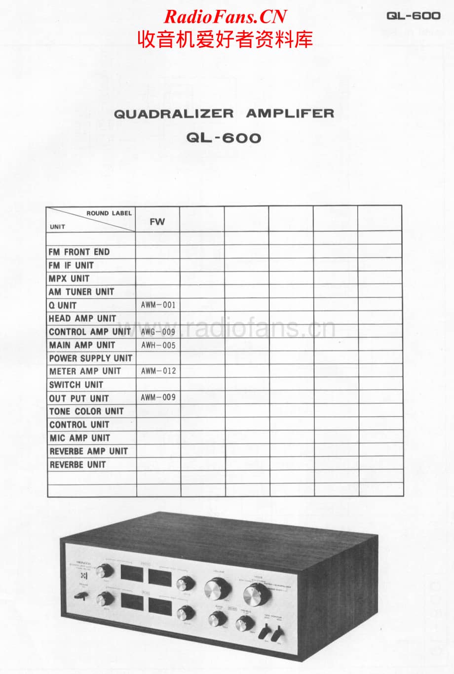 Pioneer-QL-600-Schematic电路原理图.pdf_第1页