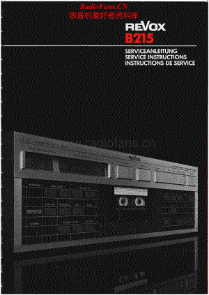 Revox-B-215-Service-Manual-2电路原理图.pdf