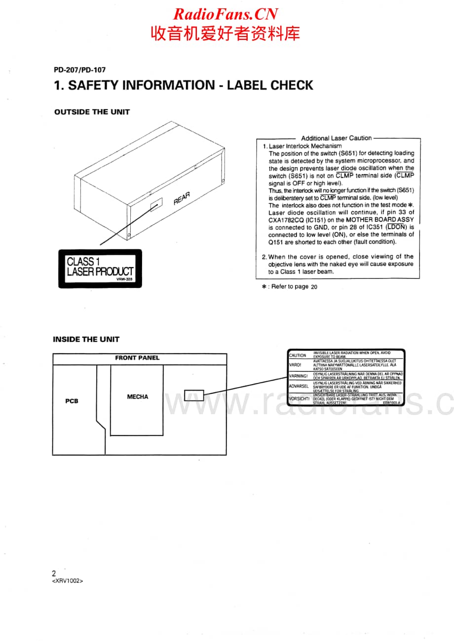 Pioneer-PD-107-Service-Manual电路原理图.pdf_第2页