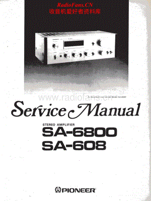 Pioneer-SA-608-Service-Manual电路原理图.pdf