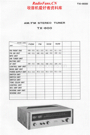 Pioneer-TX-800-Schematic电路原理图.pdf